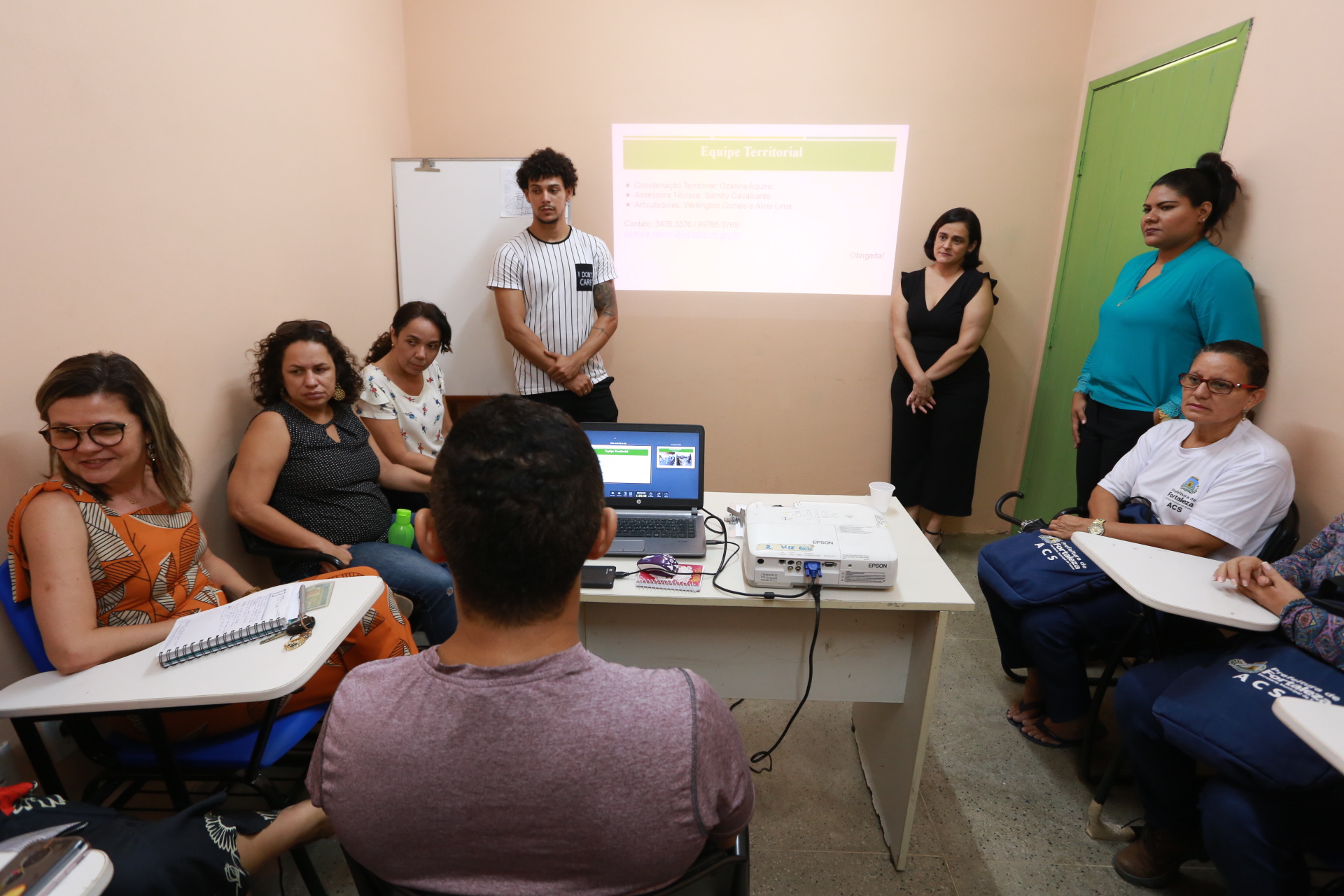 Técnicos do Ceará Pacífico apresentam ações realizadas no Curió para entidades parceiras