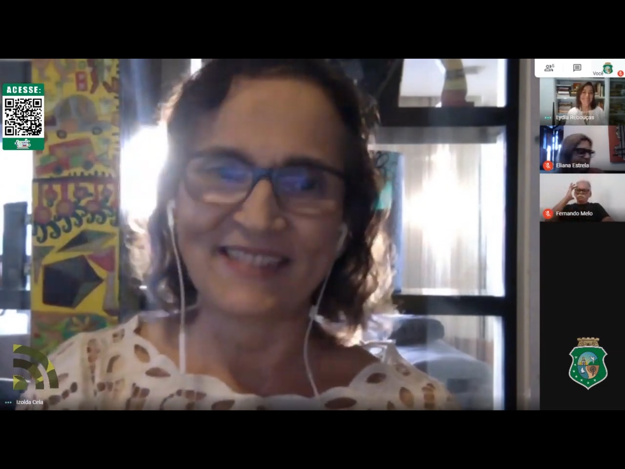 Izolda Cela participa do webinar “A Arte de Cuidar da Inteireza Humana”