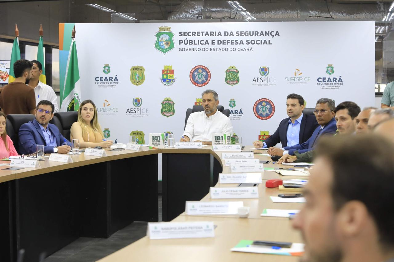 Primeira agenda do Governo do Ceará em 2024 discute ações voltadas para segurança pública