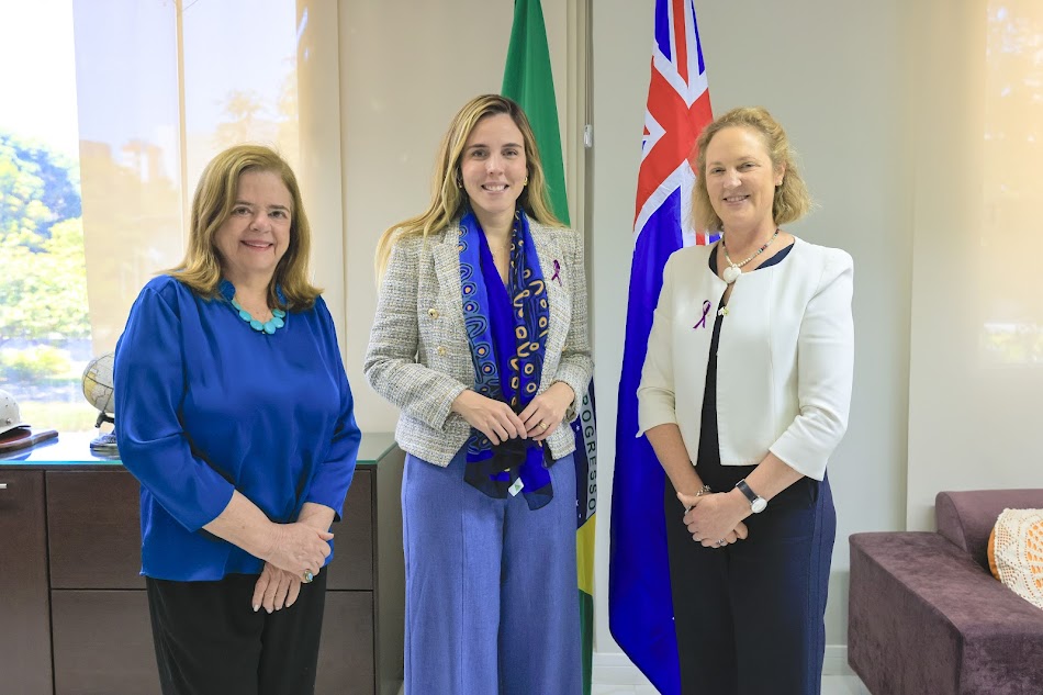 Vice-Governadora recebe embaixadora da Austrália para fortalecer parcerias e cooperação internacional