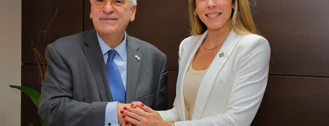 Vice-governadora do Ceará recebe embaixador do Chipre no Brasil
