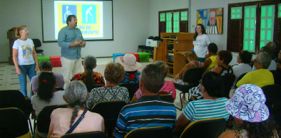 Idosos tem programação específica na Escola de Educação de Trânsito do Detran