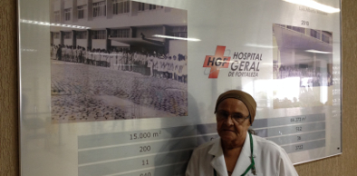 Semana do Hospital: conheça a história da servidora que trabalha há 45 anos no HGF