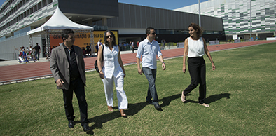 Izolda Cela acompanha consulesa-geral de Cuba em visita aos atletas cubanos no CFO