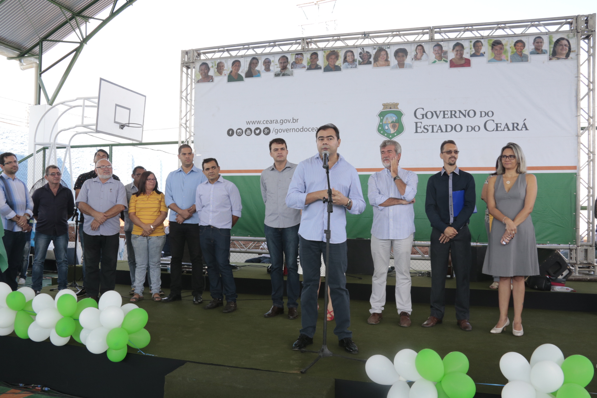 Região do Cariri recebe terceiro ginásio poliesportivo em dois dias