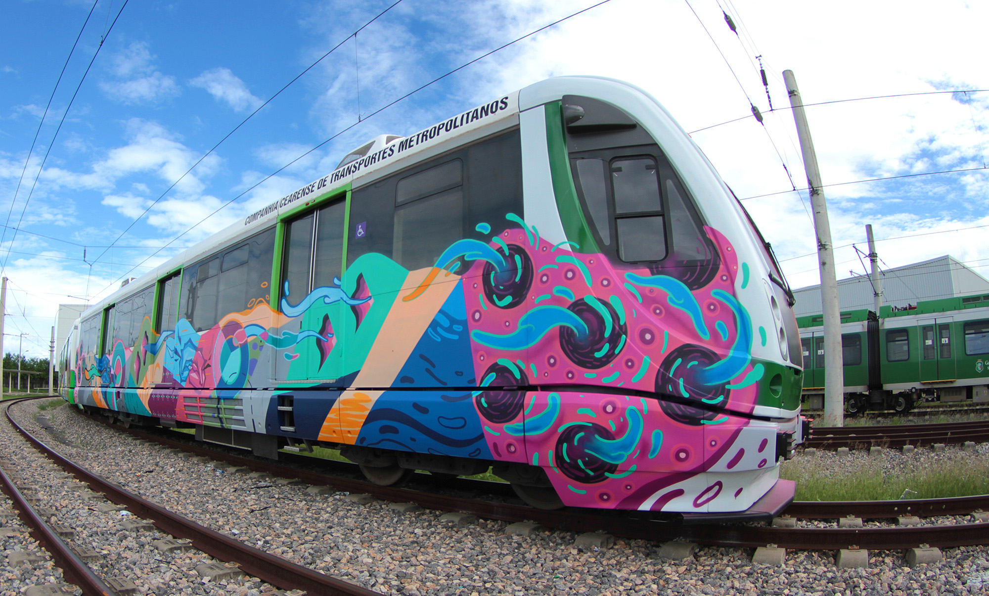 Ceará recebe OSGEMEOS para grafitagem de trens do Metrofor em Fortaleza, Sobral e Cariri