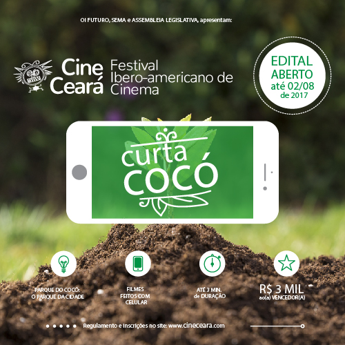 Terminam nesta quarta inscrições para o “Curta Cocó”