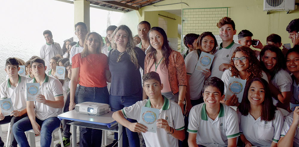 Controle social: Escola Profissionalizante Joaquim Albano recebe palestra Caminhos da Cidadania