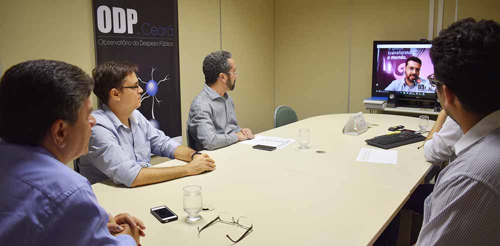 CGE realiza a primeira videoconferência com os municípios da Rede ODP. Municipal