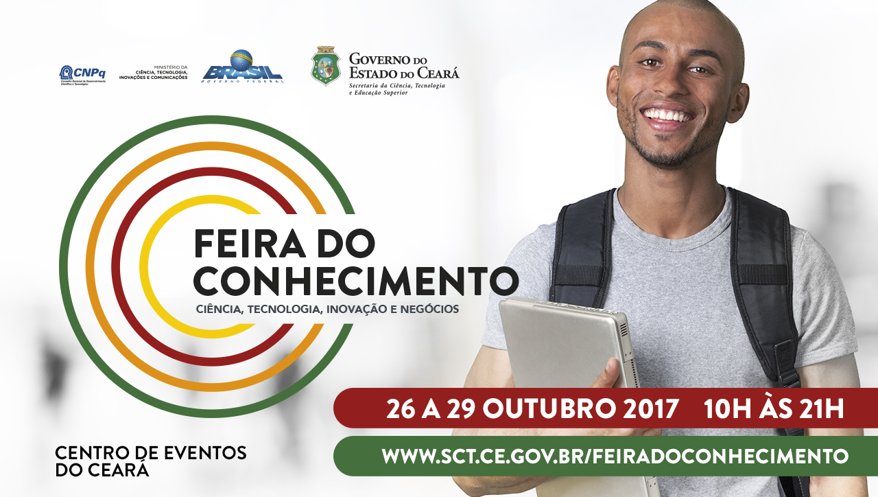 Abertas as inscrições para o maior evento de Ciência e Tecnologia do Ceará