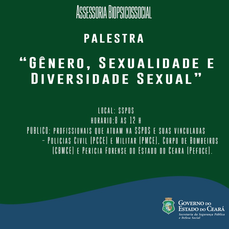 Palestra “Gênero, Sexualidade e Diversidade Sexual” é realizada para profissionais de segurança