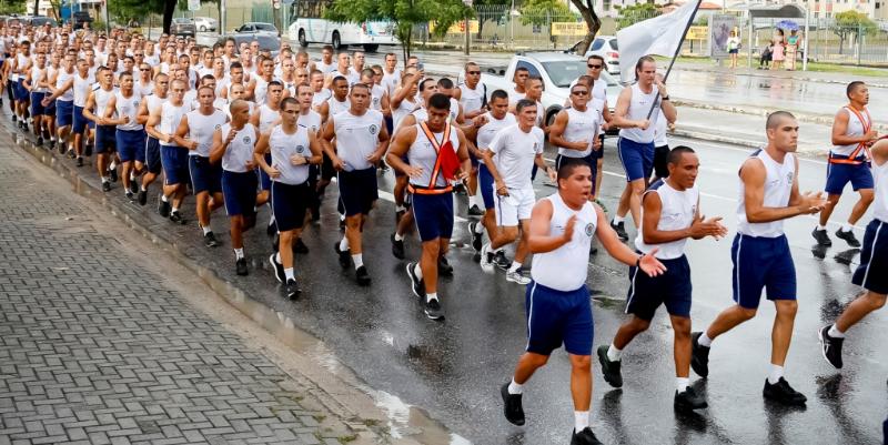Alunos dos cursos de formação da PMCE e PCCE participam da 7ª Corrida da Aesp
