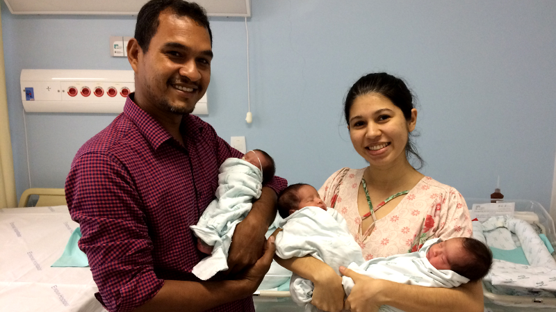 Sobral: Hospital Regional Norte realiza parto de trigêmeas