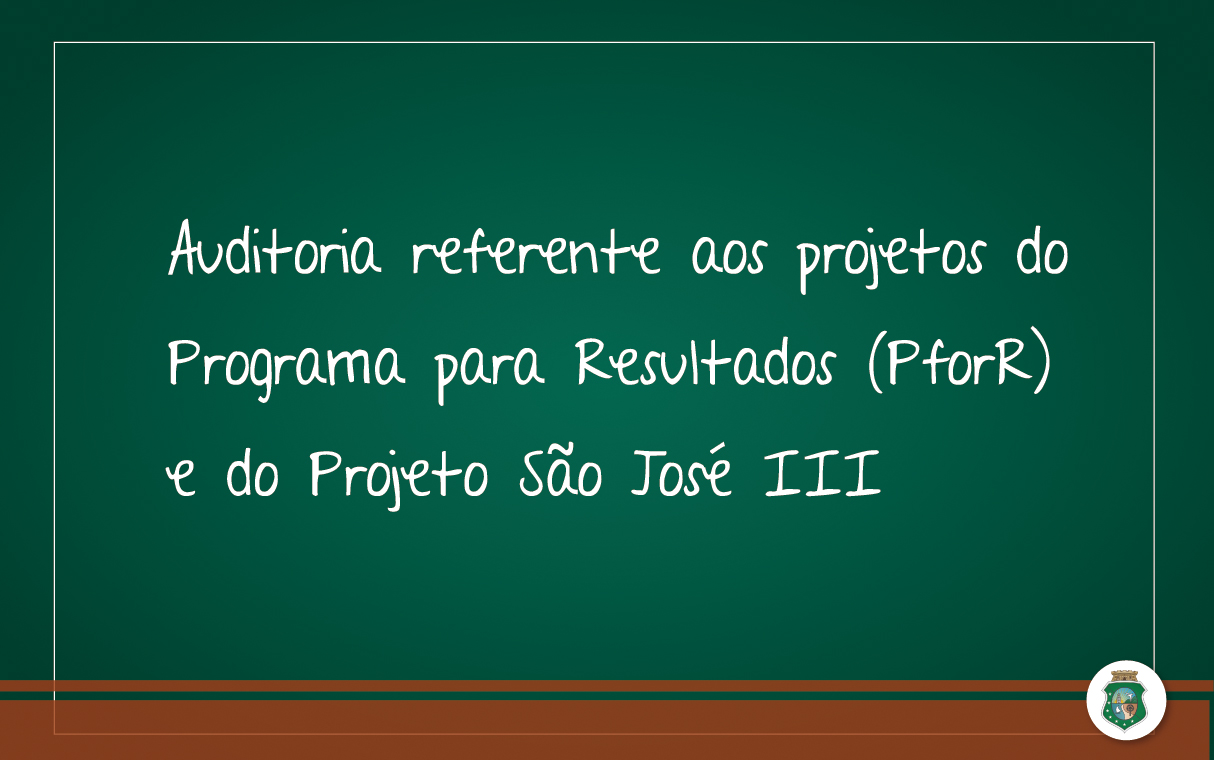 CGE realizará auditoria nas atividades do TCE no âmbito do PforR