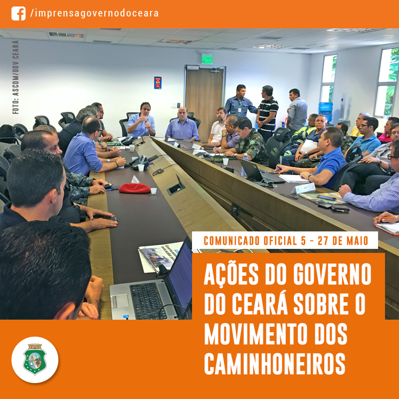 Comunicado oficial 5: Movimento dos caminhoneiros