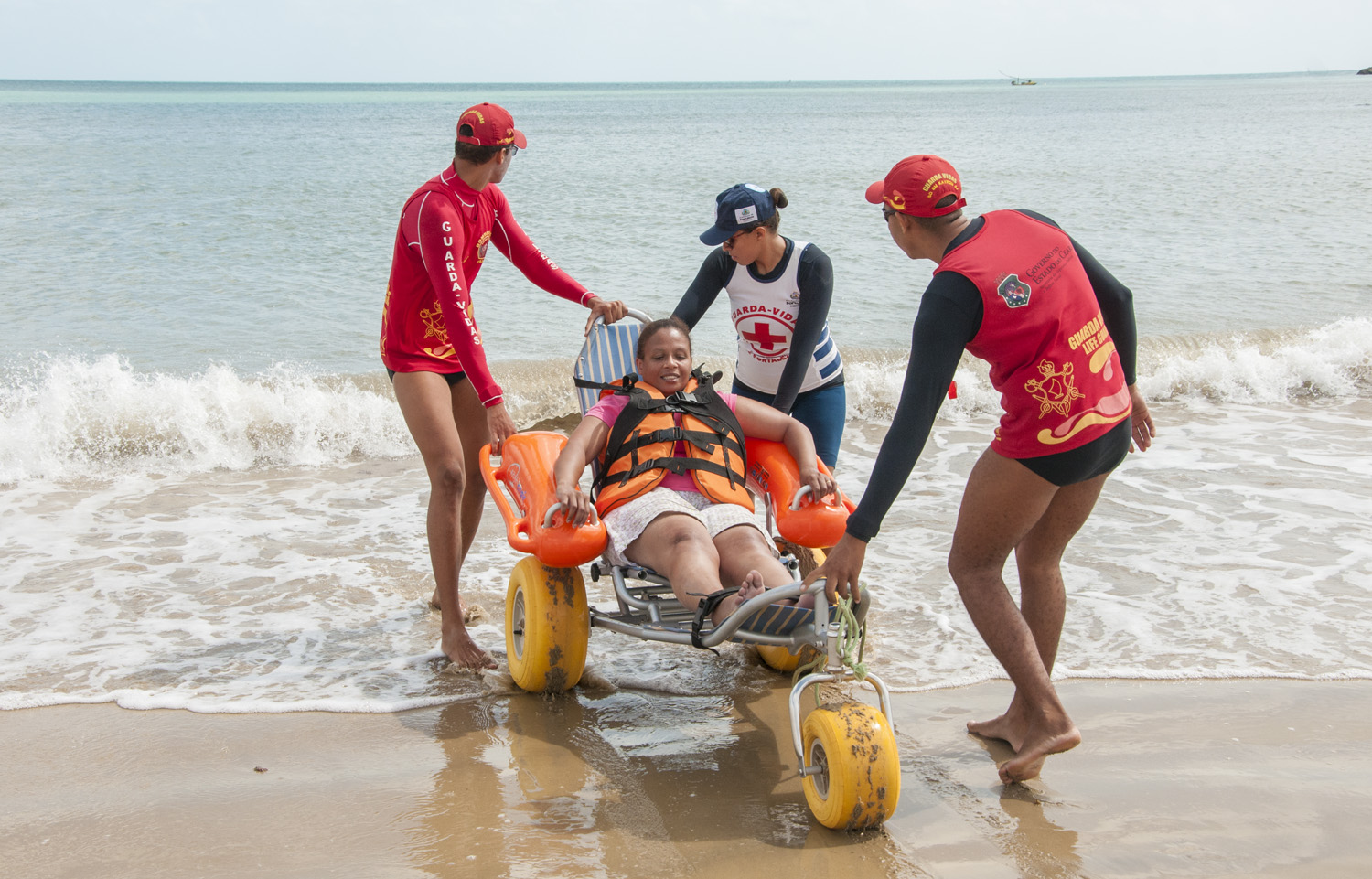Projeto Praia Acessível amplia os dias de funcionamento na alta estação
