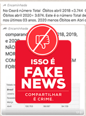 Fake! Não procede comparativo de óbitos no Ceará em abril de 2020 com anos anteriores