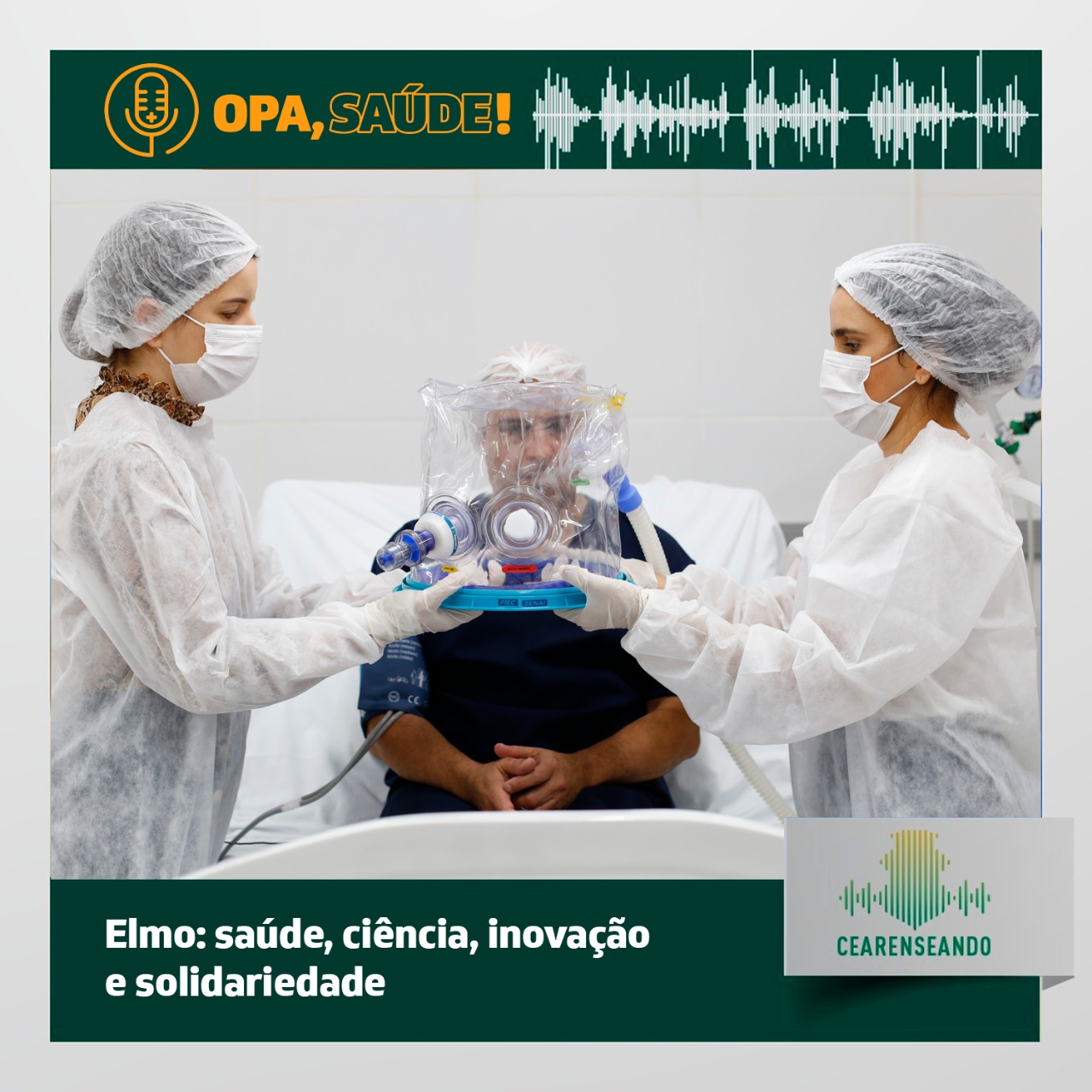Opa, Saúde! #6: Elmo – saúde, ciência, inovação e solidariedade