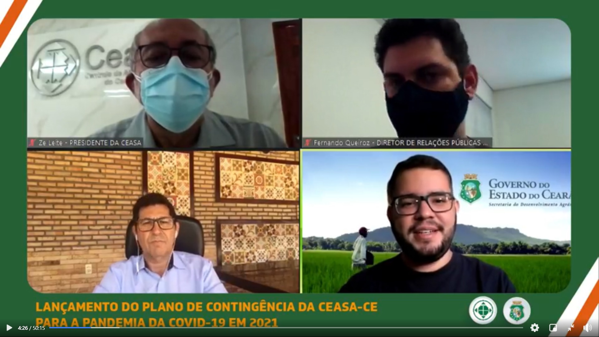 Entreposto da Ceasa intensifica protocolos sanitários no combate à Covid-19