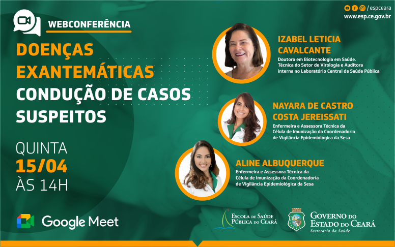 Webconferência orienta municípios sobre condução de casos suspeitos de sarampo e rubéola