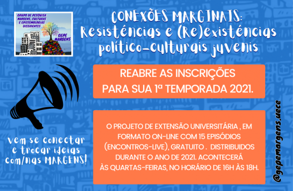 Projeto Conexões Marginais: resistências e (re)existências político-culturais juvenis