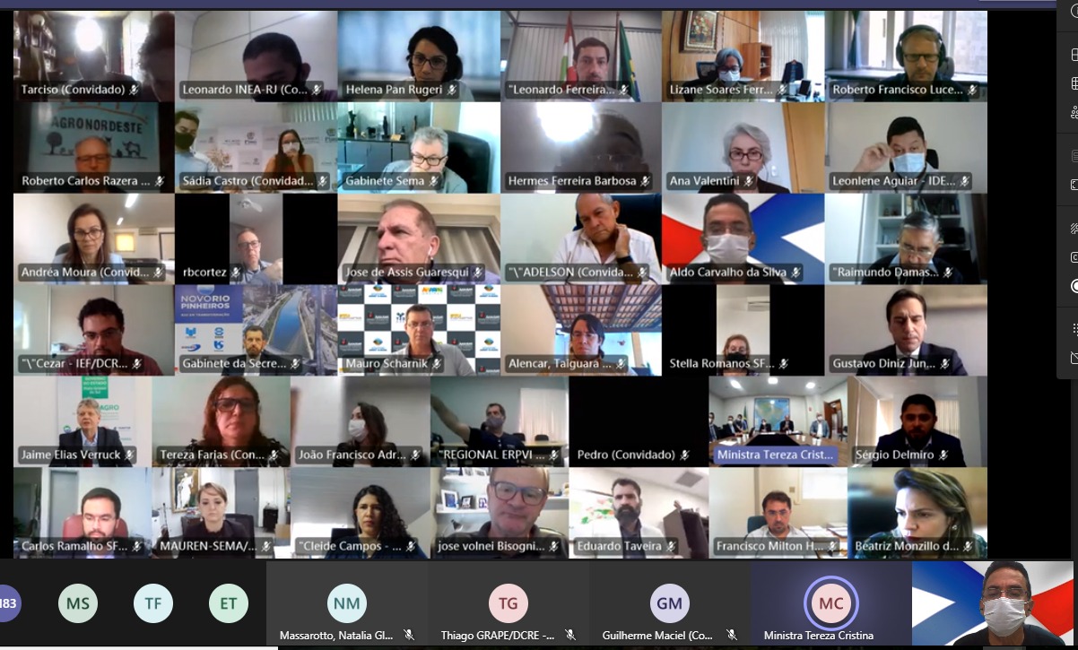 Semace participa de encontro com unidades federativas para discutir análise dinamizada do CAR