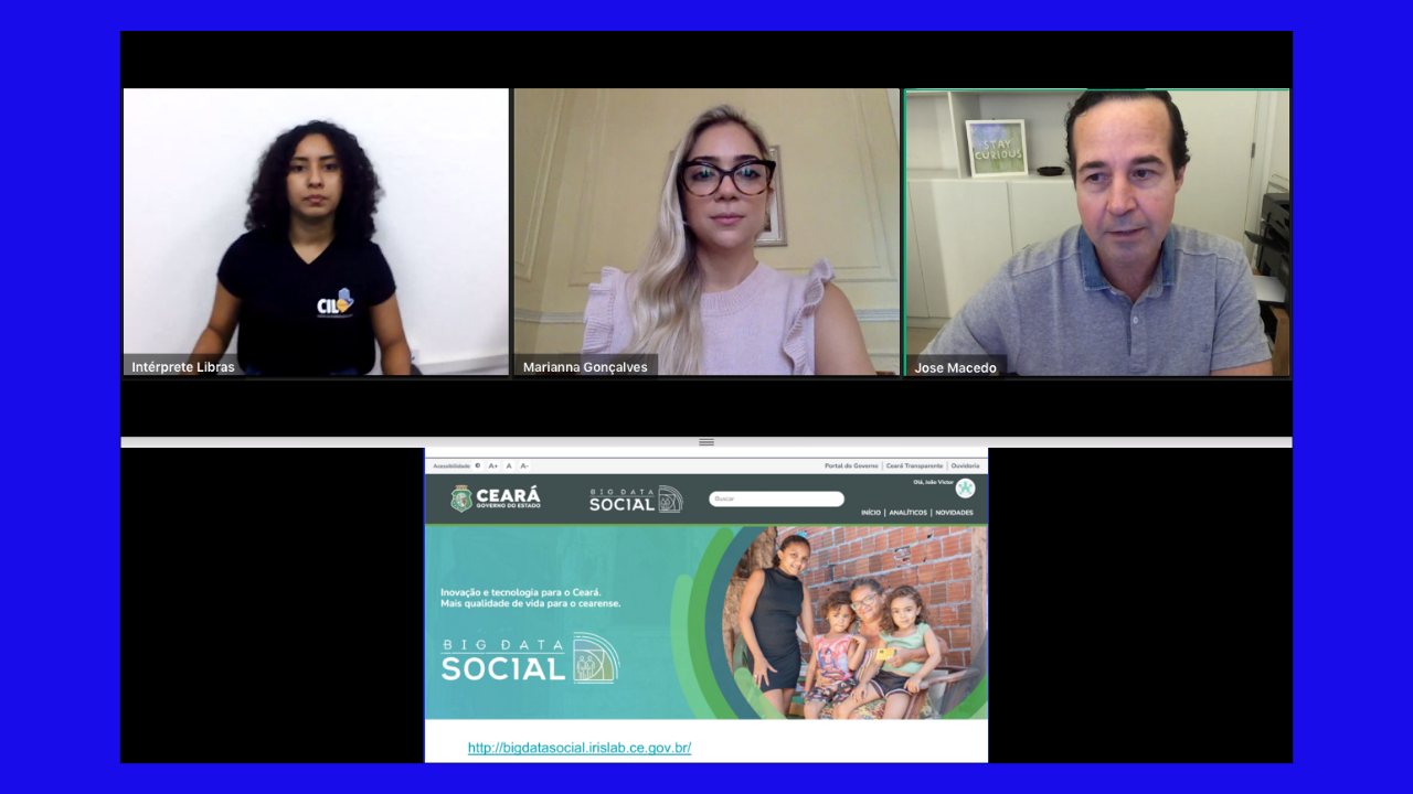 Laboratório de Inovação apresenta plataforma de dados sociais em capacitação de Governo Digital