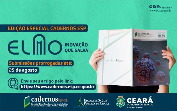 Elmo, inovação que salva: chamada internacional da ‘Cadernos ESP’ vai até 25/08