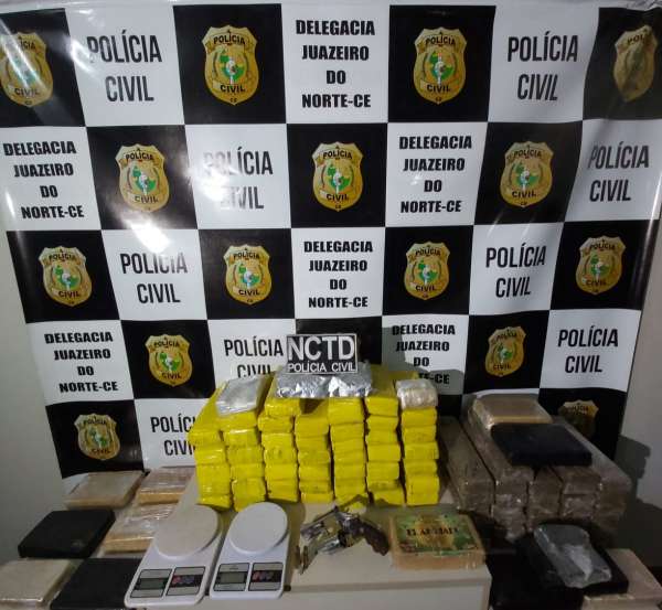 Polícia Civil apreende mais de 75kg de drogas em Juazeiro do Norte