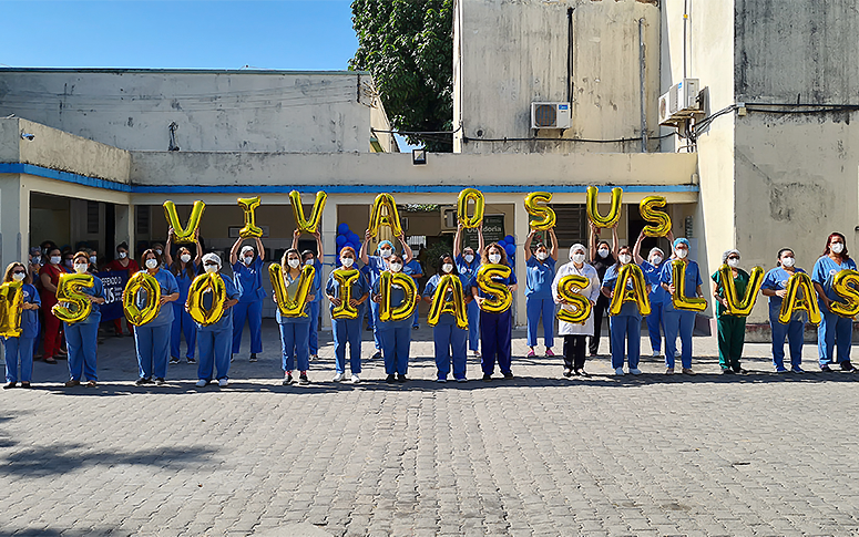 Hospital São José celebra recuperação de 1.500 pacientes com Covid-19 durante pandemia