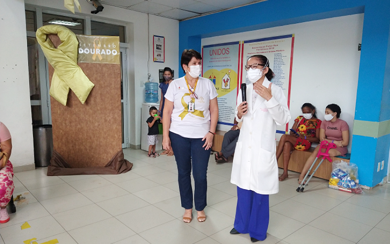 Setembro Dourado: Centro Pediátrico do Câncer recebe lançamento da campanha de conscientização sobre câncer infantojuvenil