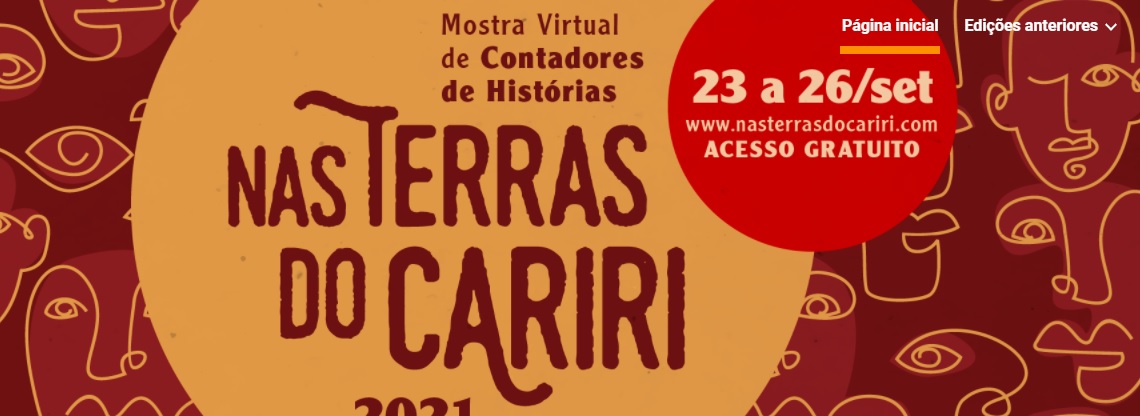 VI Mostra Nacional de Narradores nas Terras do Cariri será nesta quinta-feira (23)