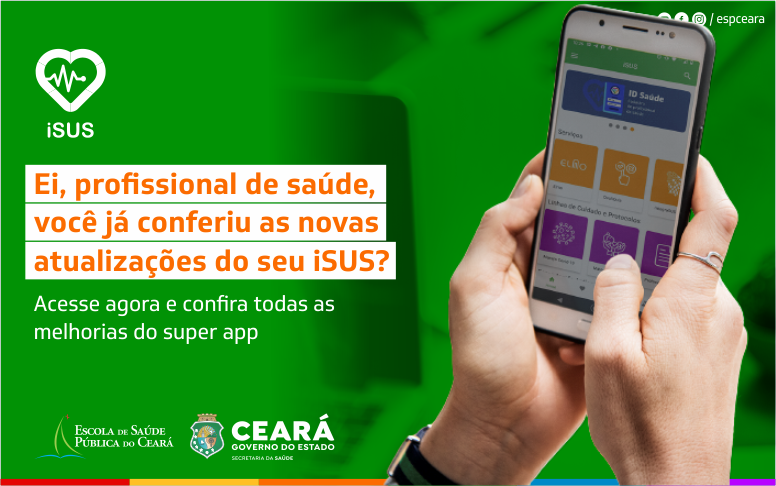 Aplicativo iSUS: nova versão traz melhorias na interface e na experiência da plataforma, além de conteúdo personalizado