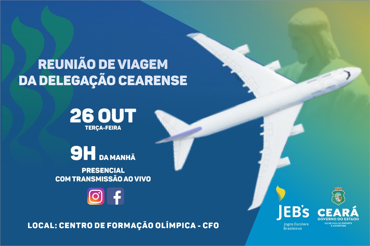 Sejuv realiza reunião de viagem referente a Etapa Nacional dos Jogos Escolares Brasileiros 2021