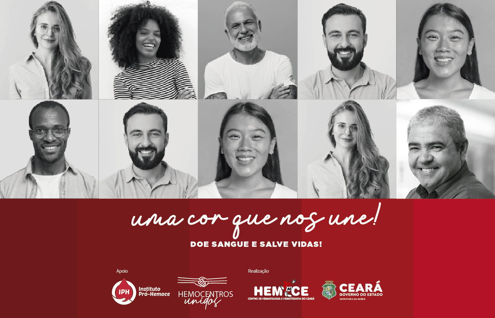 Hemoce lança campanha de incentivo à doação de sangue; evento abre as comemorações da Semana Nacional do Doador de Sangue