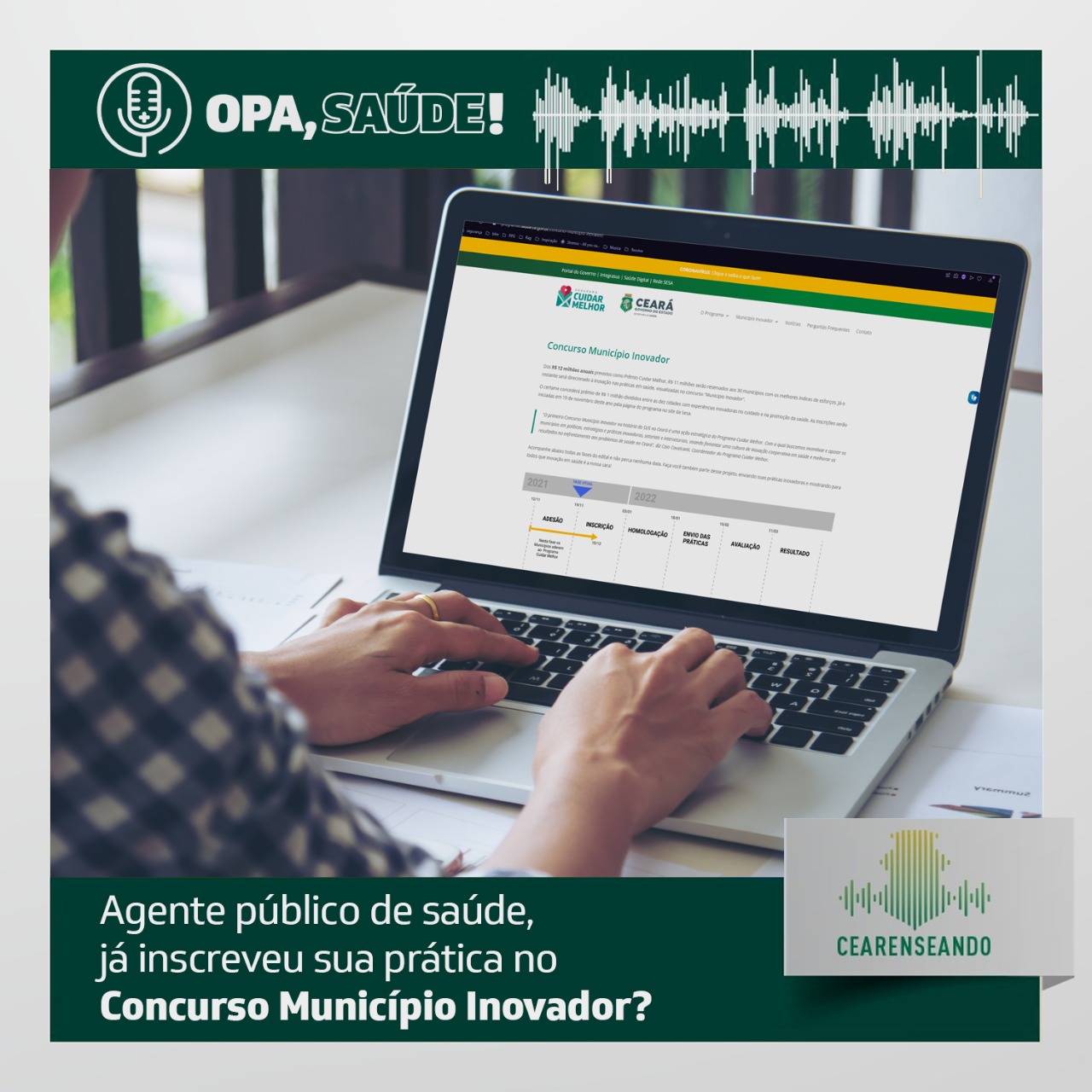Opa, Saúde! #27 – Agente público de saúde, já inscreveu sua prática no Concurso Município Inovador?
