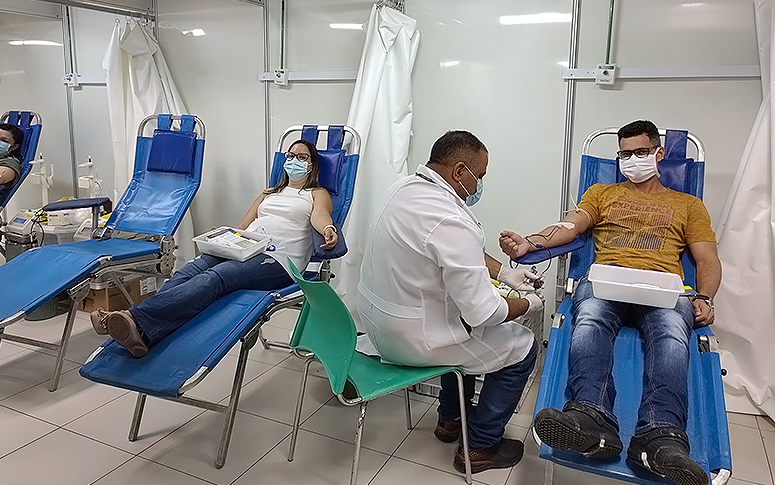 Campanha Natal Solidário do HRN pretende arrecadar 100 bolsas de sangue em parceria com o Hemoce de Sobral