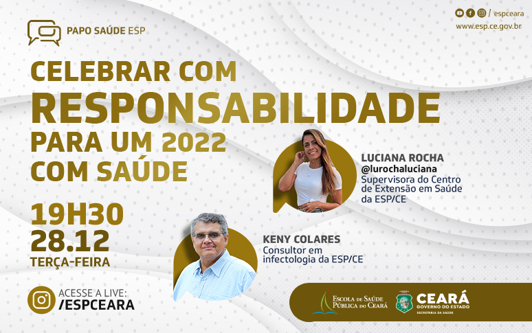 Papo Saúde reforça orientações para prevenir o contágio da Covid-19 e outras síndromes gripais durante o Réveillon