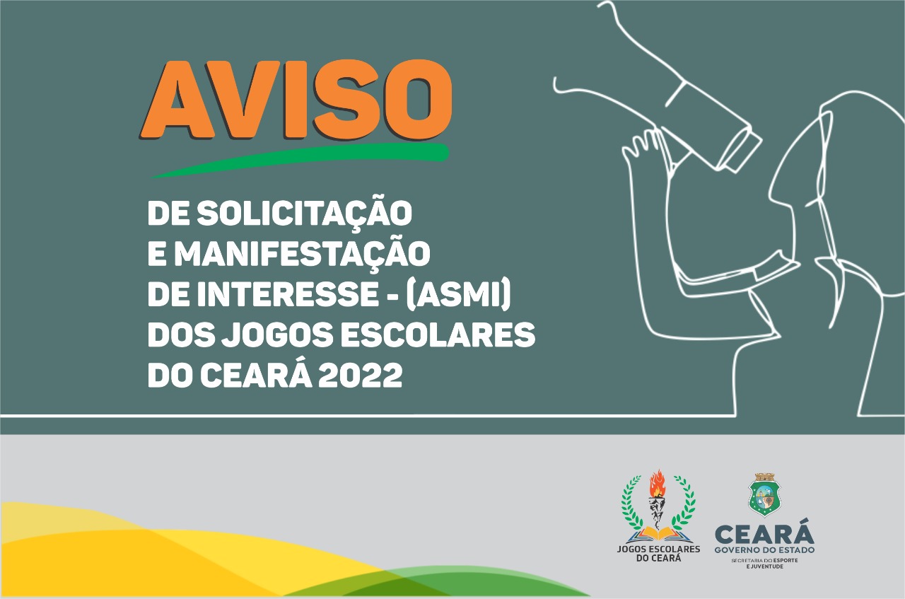 Sejuv divulga ASMI dos Jogos Escolares do Ceará de 2022