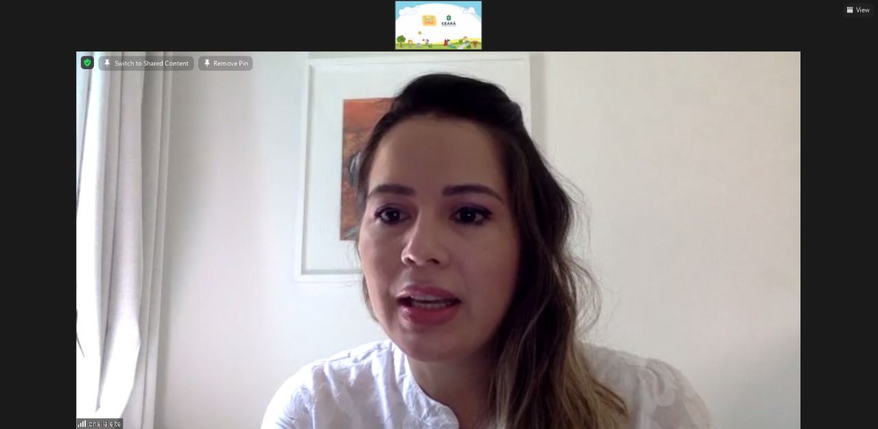 Primeira-dama apresenta ações de segurança alimentar do Governo do Ceará em curso de Harvard