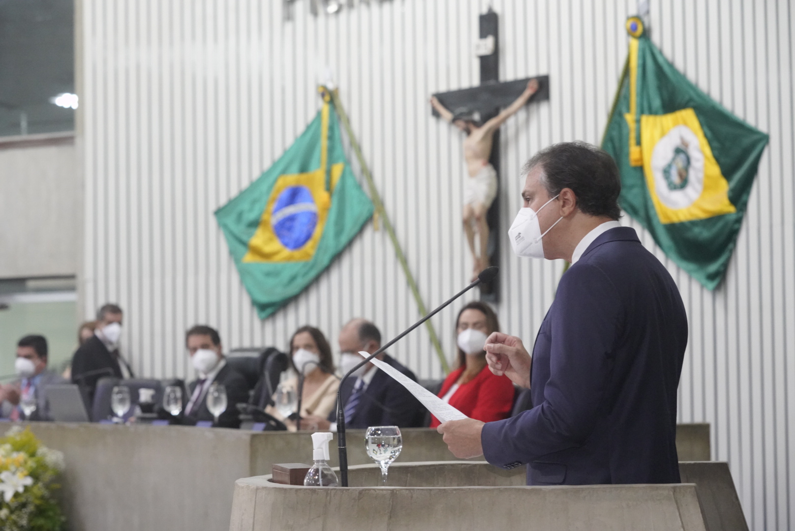 Em mensagem de abertura do ano legislativo, governador do Ceará apresenta balanço das ações em 2021 e destaca metas para 2022