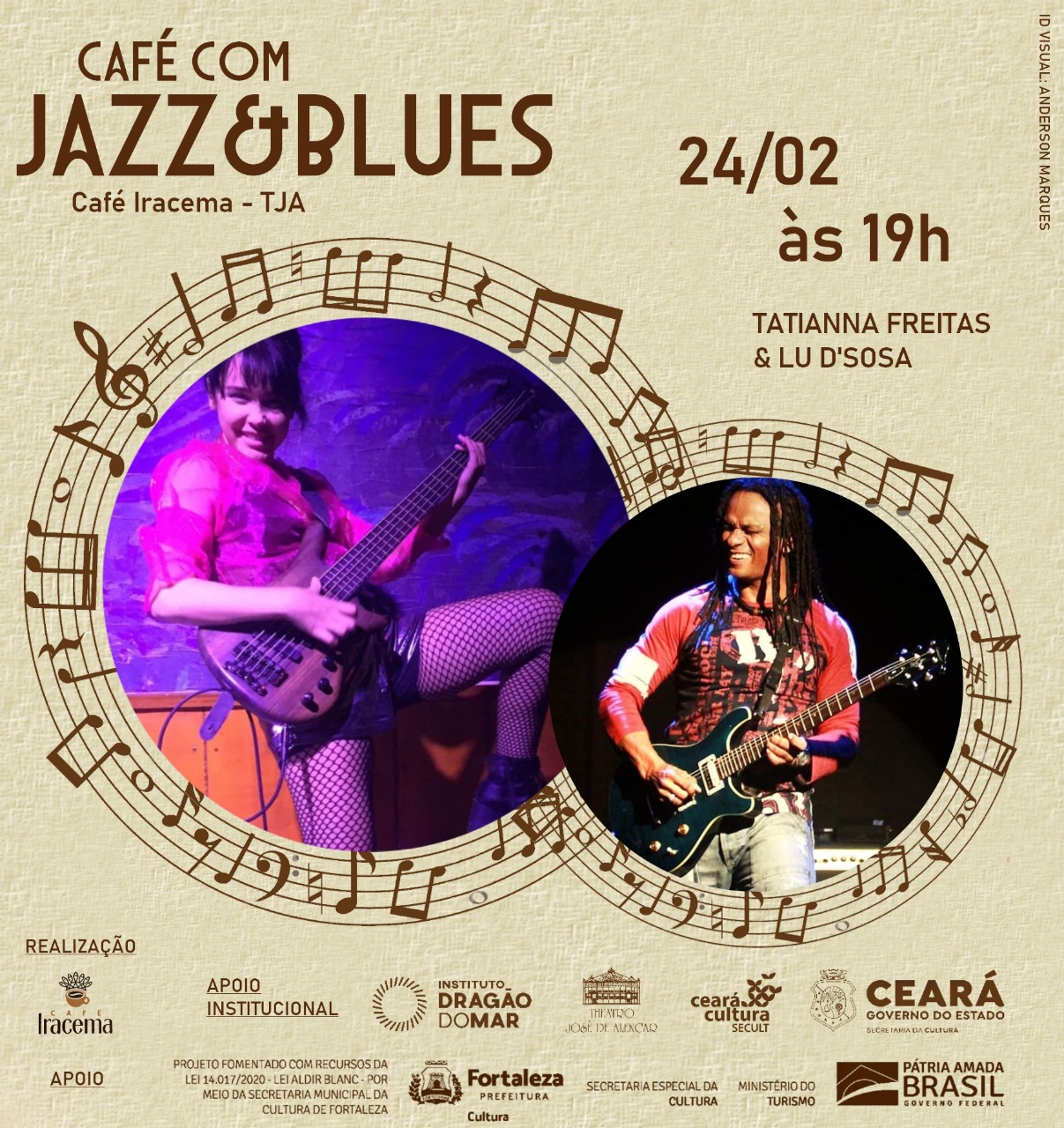 Segunda edição do projeto “Café com Jazz&Blues” recebe Tatianna Freitas e Lu D’Sosa