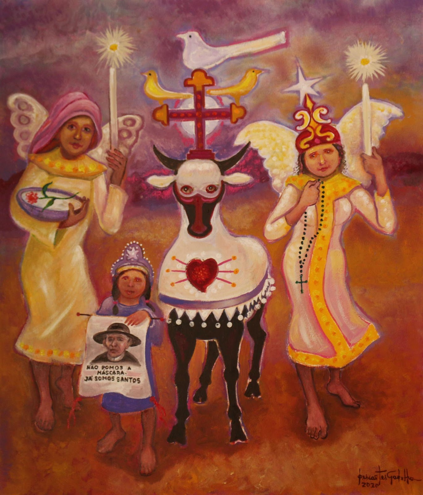 Exposição “Fé e Esperança”, de Descartes Gadelha, lança olhar sobre cultura popular e pandemia