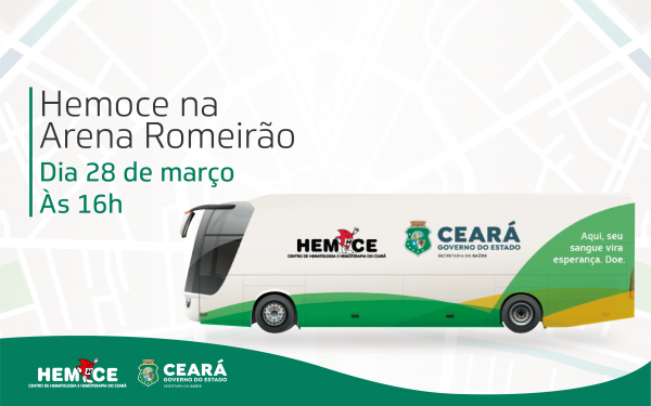 Hemoce realiza coleta de sangue durante inauguração da Arena Romeirão, na segunda-feira (28)