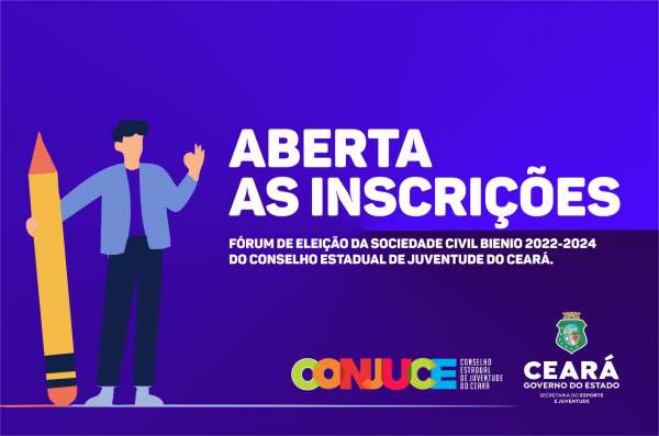Representantes podem se inscrever para o Fórum Próprio Eletivo da Sociedade Civil – Biênio 2022-2024 do Conjuce