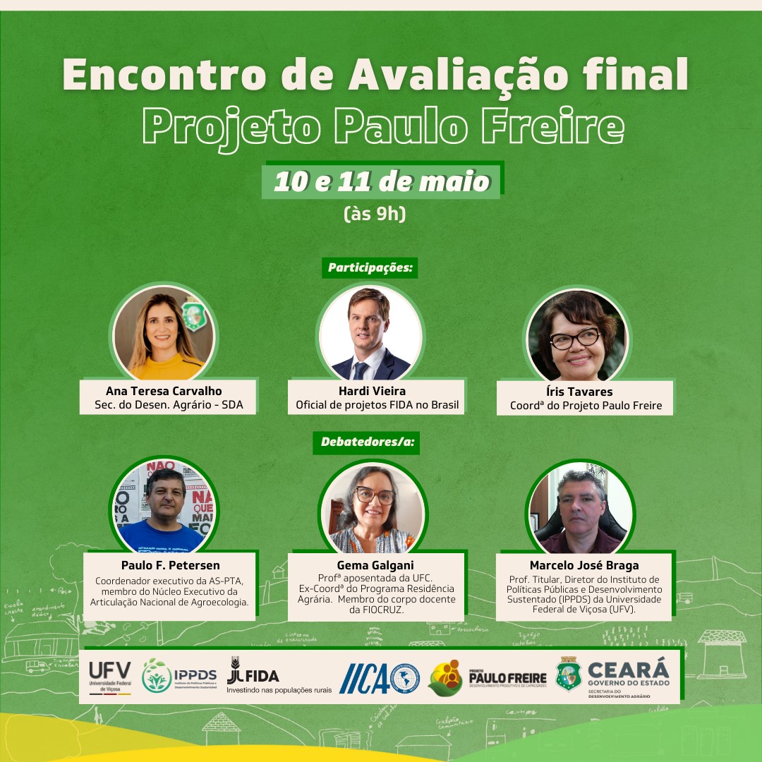 Resultados do Projeto Paulo Freire nos últimos seis anos serão apresentados durante seminário