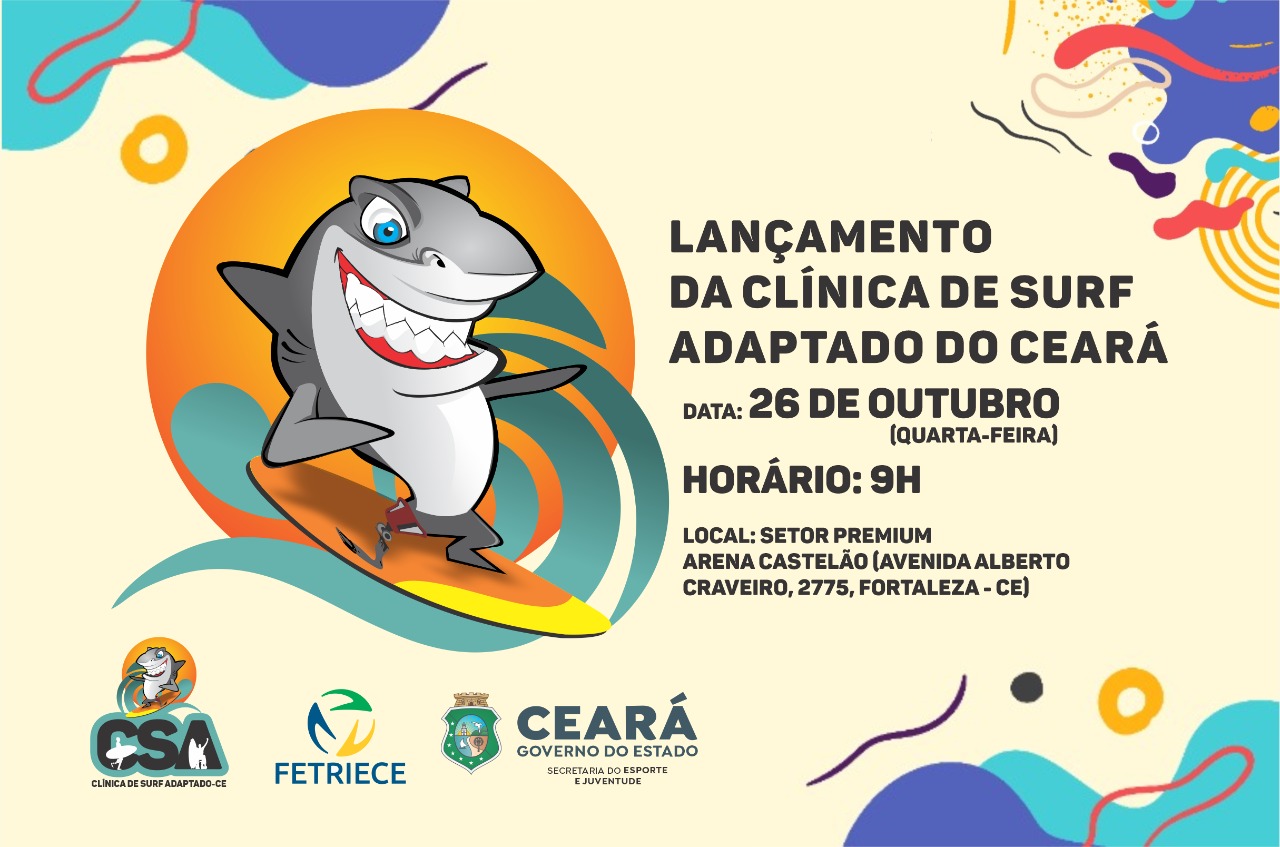Governo do Ceará lança Clínica de Surfe Adaptado do Ceará 2022 nesta quarta-feira (26)