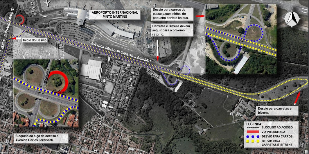 VLT Ramal Aeroporto: alça de acesso à Av. do Aeroporto será desativada e substituída por outra