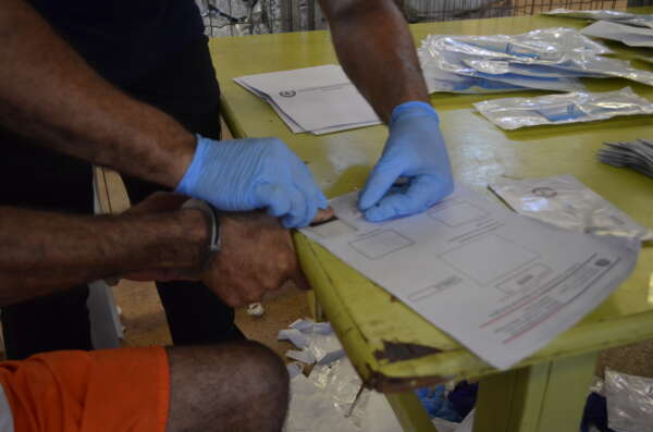 Pefoce realiza coleta de DNA em presos das unidades prisionais da Região do Cariri