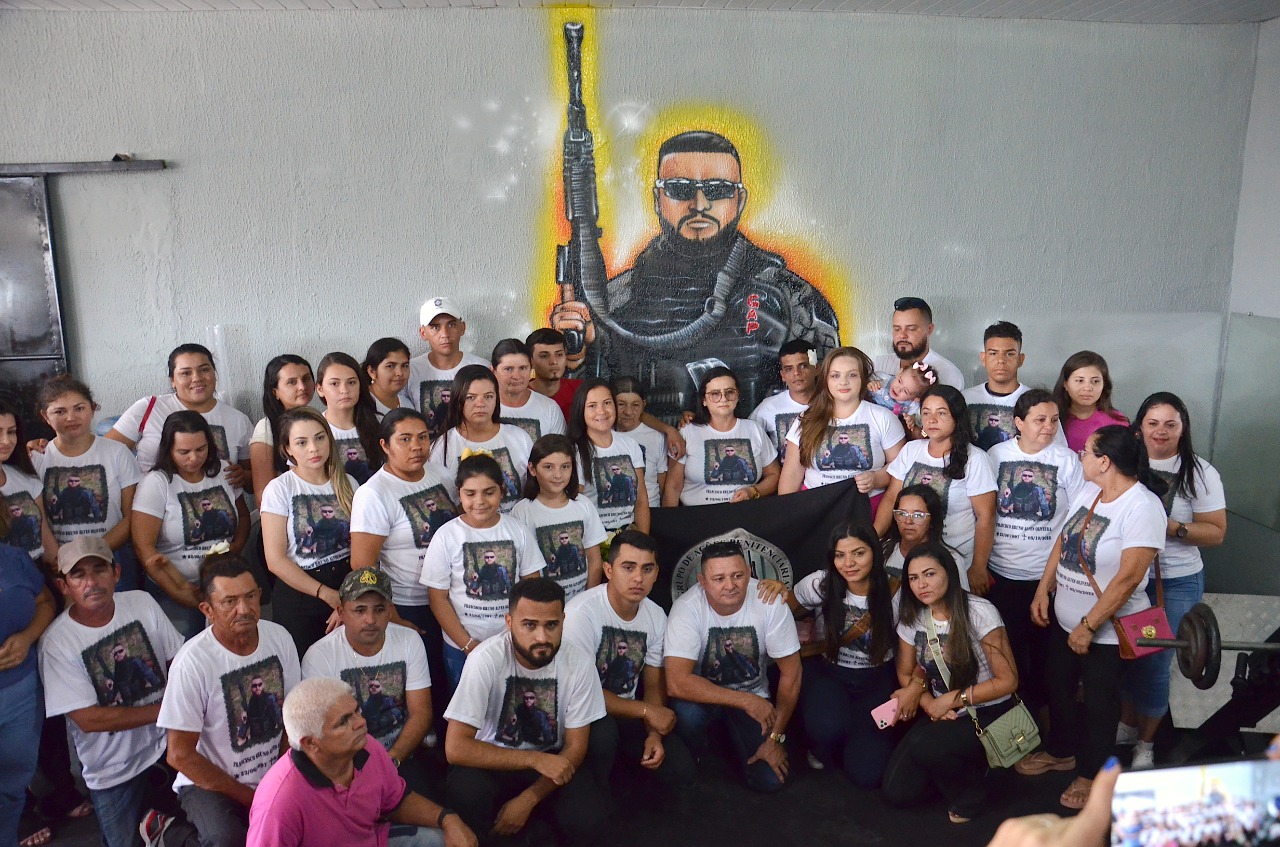 Academia do GAP recebe nome em homenagem ao policial penal Francisco Bruno Alves Oliveira